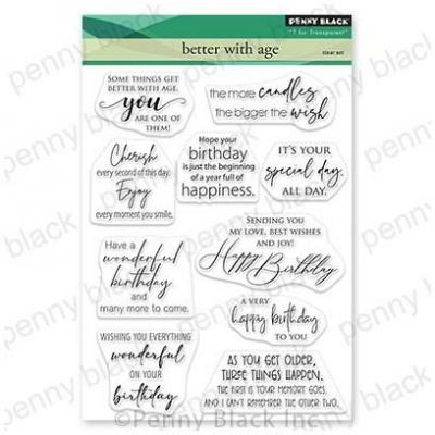 Penny Black Clear Stamps - Better With Age